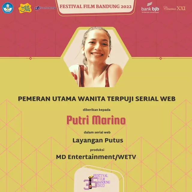 Putri Marino raih dua penghargaan sekaligus di FFB 2022