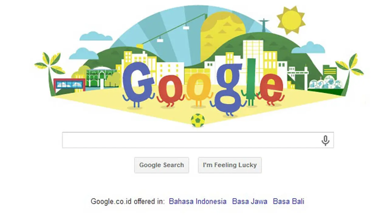 Google Sambut Piala Dunia 2014 Dengan Doodle-nya