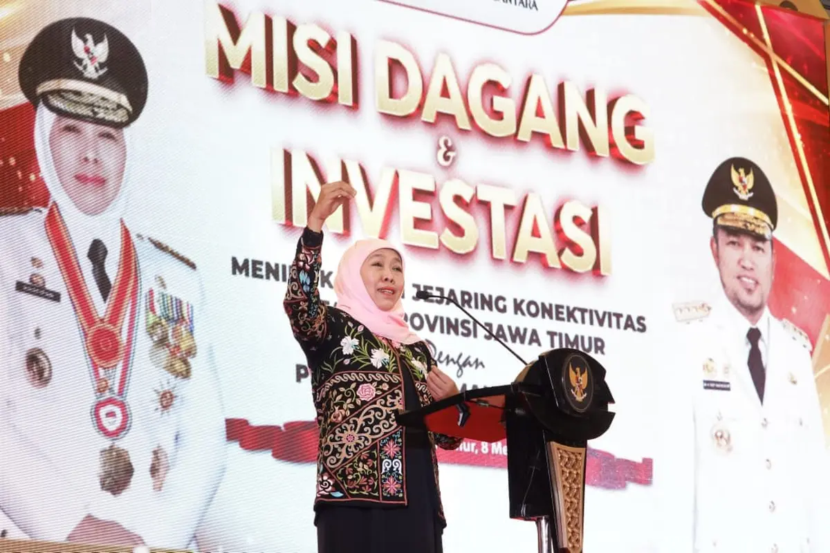 Gubernur Jawa Timur (Jatim), Khofifah Indar Parawansa.