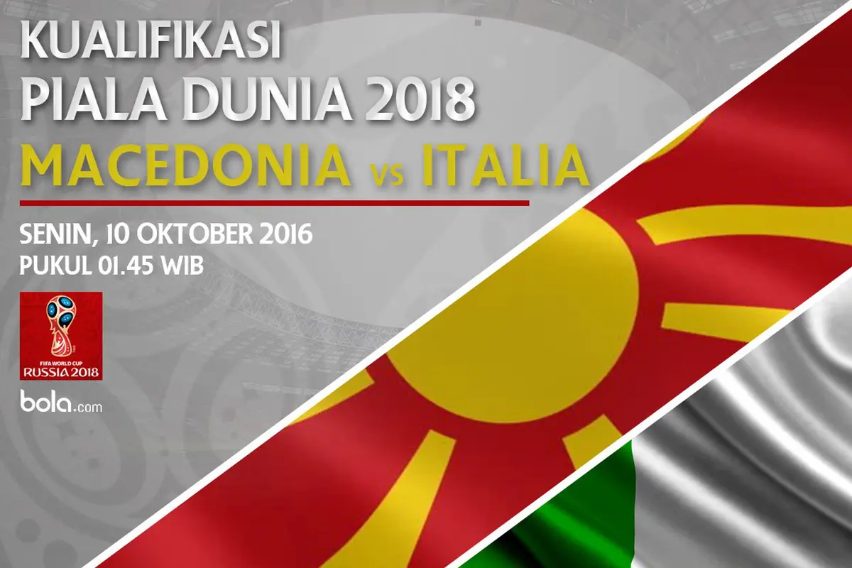 Kualifikasi Piala Dunia 2018_Macedonia Vs Italia (Bola.com/Adreanus Titus)