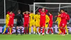FC Twente harus mengakui ketangguhan Bodo/Glimt pada laga leg kedua play-off Liga Europa 2024-2025 dengan skor telak 2-5 di Stadion Aspmyra, Kamis (20/2/2025). (Fredrik Varfjell/NTB Scanpix via AP)