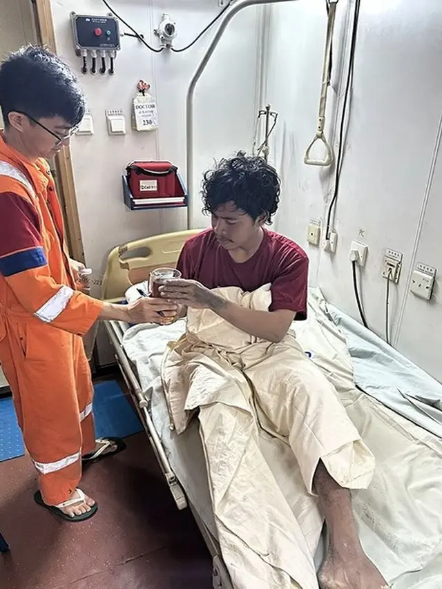 Penyelamatan tiga nelayan