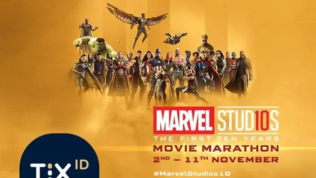 Marvel Cinematic Universe Hadirkan Movie Marathon dengan TIX ID dan DANA