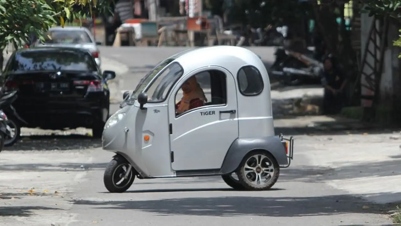 motor listrik roda tiga