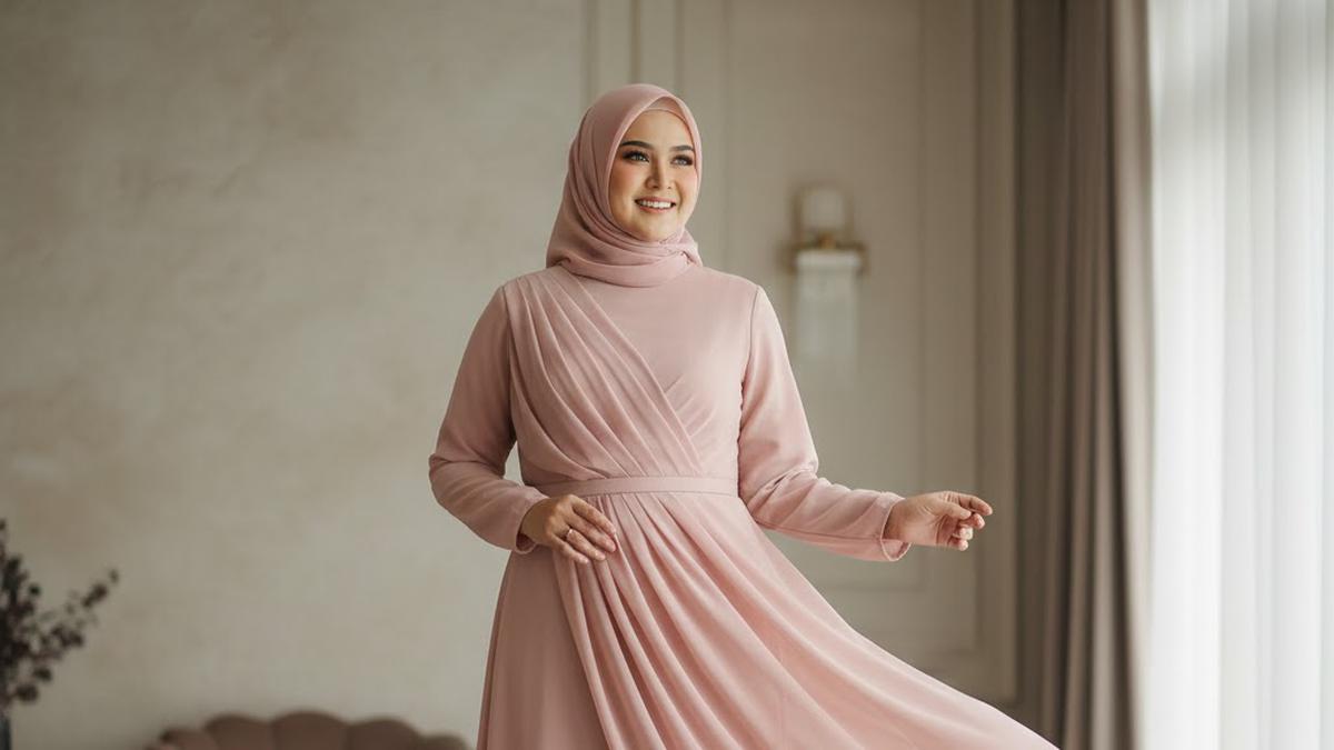 10 Model Gamis Jumbo yang Nyaman dan Terlihat Ramping untuk Gaya Sehari-hari