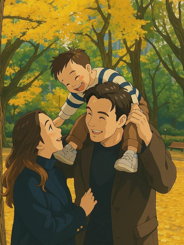 Fendy Chow Tunjukkan Keceriaan Keluarga dalam Tren Life in Ghibli