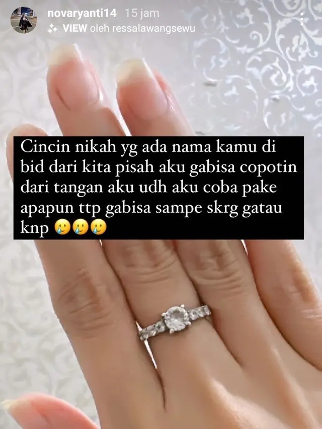 Kenangan Nova alias Novaryanti bersama almarhum Abid Zia yang juga mantan suami Raya Kitty (Foto: Instagram novaryanti14)
