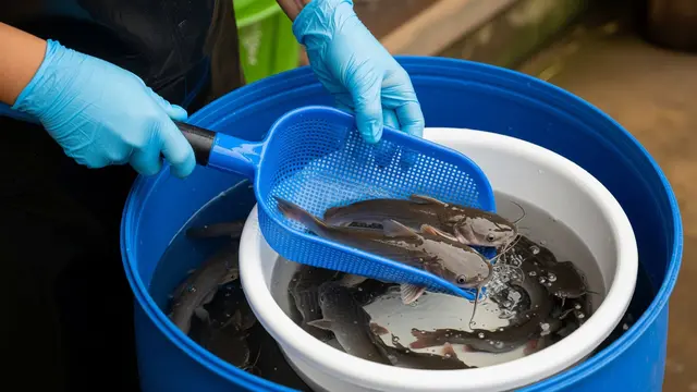 cara ternak lele di gentong 25 liter