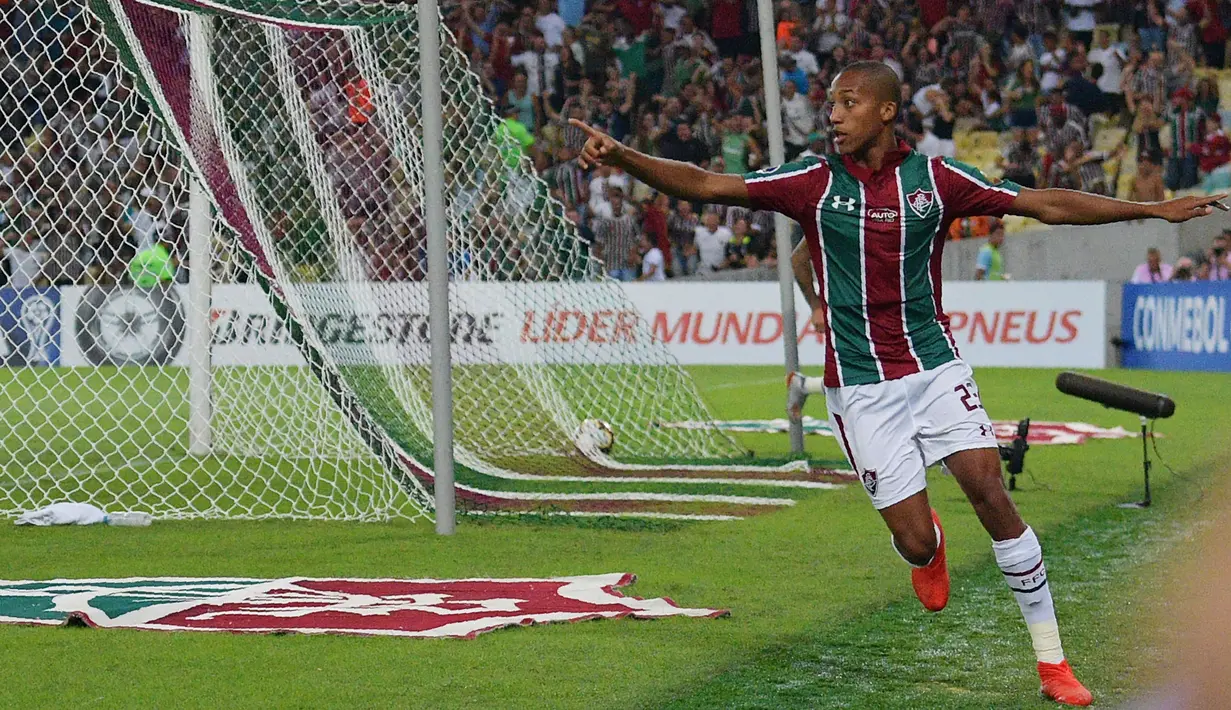 5. Joao Pedro (Watford) - Penyerang berusia 18 tahun asal Brasil ini diboyong Watford dari Fluminense. Resmi memperkuat Watford, Joao Pedro memiliki market value 20 juta euro. (AFP/Carl De Souza)