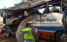Kernet yang sopiri Bus Rukun Sayur serahkan diri ke kantor polisi
