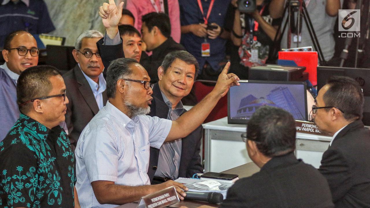 Tim Hukum Prabowo-Sandi Resmi Ajukan Gugatan Pilpres 2019