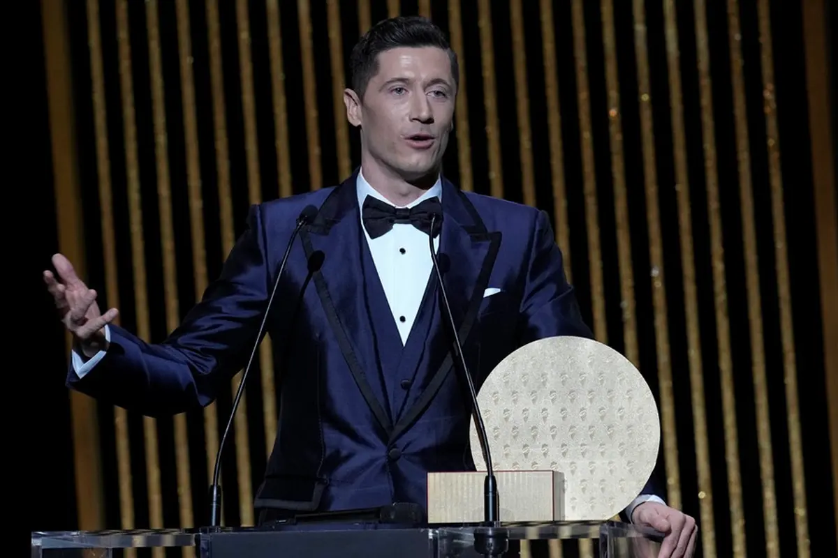 Striker Bayern Munchen, Robert Lewandowski.