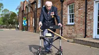 Veteran Inggris Berusia 100 Tahun yang Sempat Galang Dana untuk Nakes Meninggal Dunia