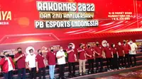 Rakornas Pengurus Besar Esports Indonesia (PBESI). (Istimewa).