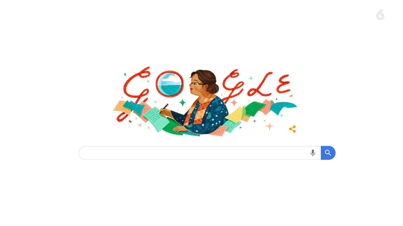 Google Doodle Rayakan Hari Kelahiran Novelis Nh Dini