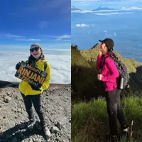 Potret Outfit Febby Rastanty Saat naik gunung, credit: @febbyrastanty