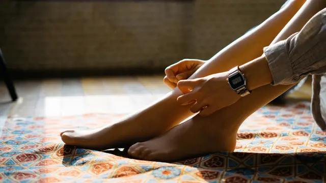 Ilustrasi tumit pecah-pecah