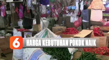 Bawang merah berkisar Rp 30 ribu hingga Rp 32 ribu per kilogram naik hingga Rp 9 ribu dari harga semula.