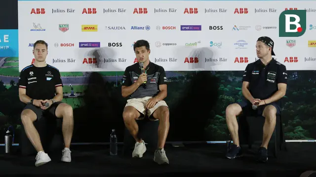 Jumpa Pers Pebalap Formula E Jakarta