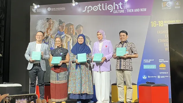 Konferensi pers  di Acara Opening Ceremony  SPOTLIGHT Indonesia 2023, Pos Bloc, Jakarta Pusat, Kamis, 16 November 2023.