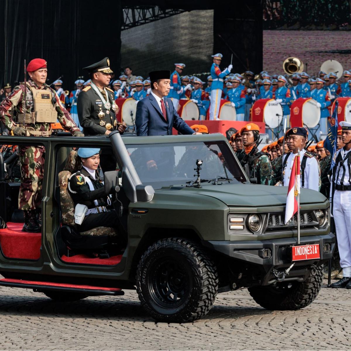 Jokowi pimpin peringatan HUT TNI terakhir sebagai Presiden