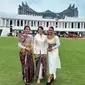 Mawar de Jongh, Novia Bahmid, dan Olivia Pardede di Ibu Kota Nusantara (IKN) mengisi acara HUT ke-79 RI. (Dok: IG @noviabahmid)