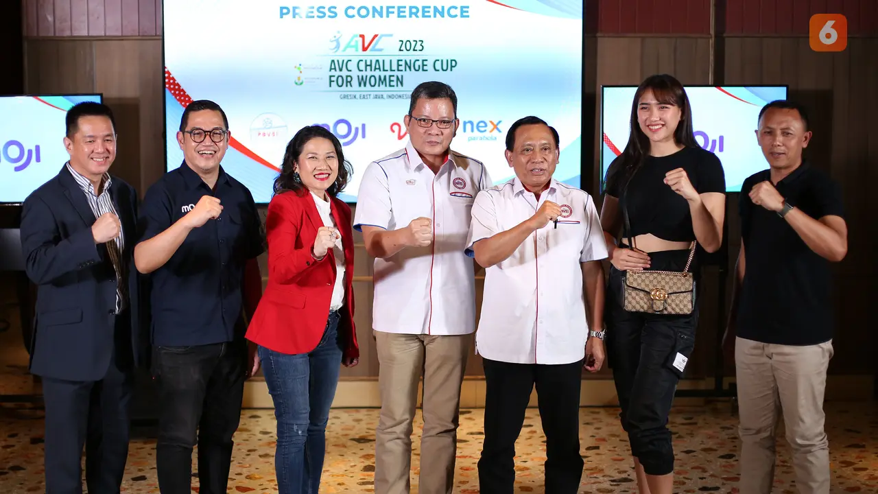 Konferensi pers AVC Challenge Cup 2023