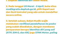 Pendaftaran mudik gratis kapal laut dari Kementerian Perhubungan resmi dibuka hari ini, Kamis (23/3/2023).  (Foto: Kemenhub).