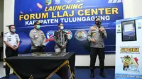 Kepala Korps Lalu Lintas Polri Irjen Pol Istiono, M.H,. meresmikan Forum LLAJ Center di Kantor Dinas Perhubungan Kabupaten Tulungagung, Jawa Timur, Rabu (28/10/2020) sore. (Ist)