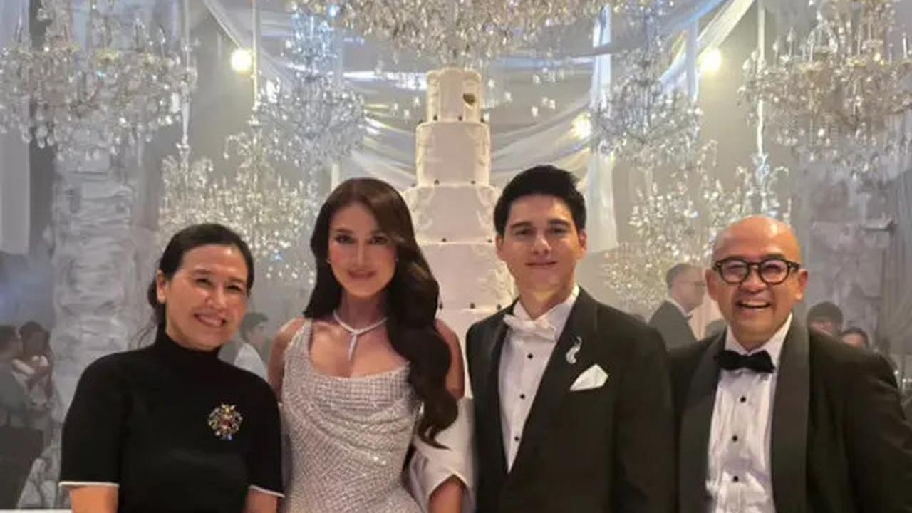 Foto Veronica Tan di Resepsi Luna Maxime, Tampil Elegan dengan Outfit Minimalis