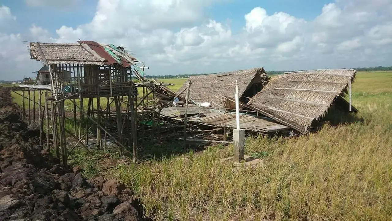 Angin Puting Beliung Terjang 5 Desa di Ogan Ilir