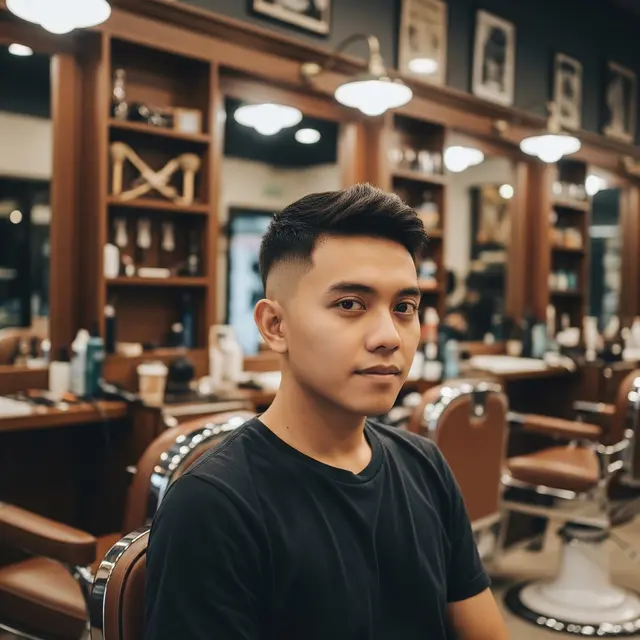 Model Rambut Pria Buzz Cut Panjang