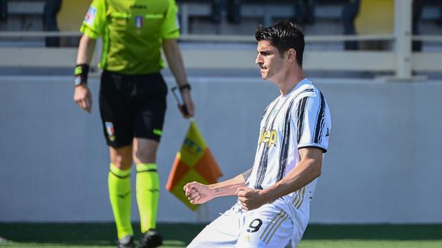 Penyerang Juventus, Alfaro Morata.