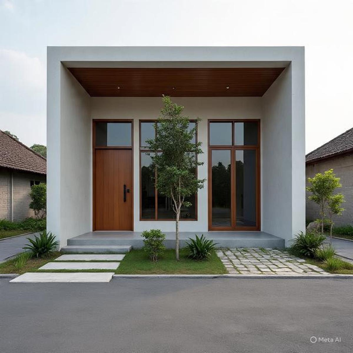 9 Desain Rumah Kampung Tapi Terlihat Seperti Rumah Rp 500 Juta, Hunian Sederhana Modern