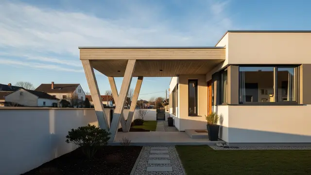 Model Kanopi Rumah Sederhana agar Terlihat Seperti Rumah Elit/Gemini AI