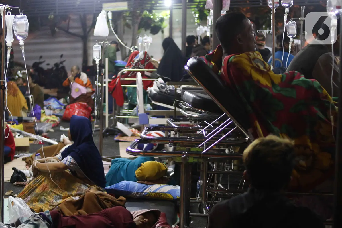Kondisi Korban Gempa Cianjur di RSUD Sayang