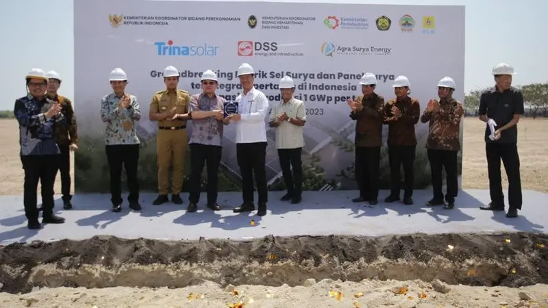 Sinar Mas melalui anak usaha menggandeng Trina Solar untuk mengembangkan pabrik manufaktur sel surya dan modul surya terintegrasi pertama di Indonesia. (Dok Sinar Mas)