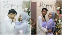 Angga Putra dan istri gelar acara romantis untuk peringati wedding anniversary pertama. (Sumber: Instagram/@afnaalliya_)