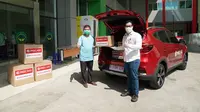 MG Motor Indonesia Sumbang 10 Ribu APD dan Sembako (Ist)
