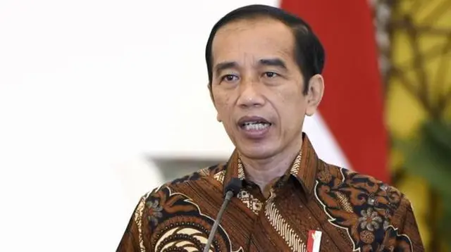 Presiden Joko Widodo (Jokowi) minta belanja kementerian dan lembaga serta pemda mengutamakan penyerapan produk-produk dalam negeri saat Rakornas Pengendalian Inflasi Tahun 2020 pada Kamis (22/10/2020). (Biro Pers Sekretariat Presiden/Lukas)