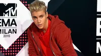 Justin Bieber di MTV Europe Music Awards 2015. (foto: mirror.co.uk)
