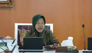 Mensos Risma menjelaskan bahwa Sekolah Luar Biasa merupakan ranah dari Kementerian Pendidikan, Kebudayaan, Riset dan Teknologi dan bukan ranah dari Kementerian Sosial. Foto: Kemensos.