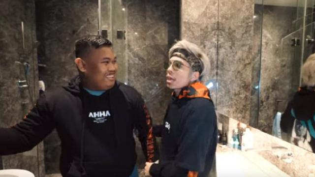 Area kamar mandi di apartemen Ajudan Pribadi (YouTube Atta Halilintar)