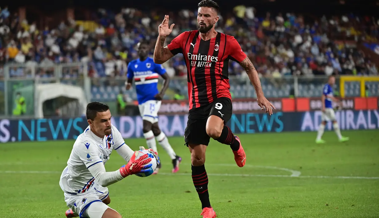 Emil Audero. Kiper Sampdoria keturunan Indonesia yang hampir pasti gagal dinaturalisasi untuk membela Timnas Indonesia ini nilai pasarnya menurun 5 juta euro dari 12 juta euro menjadi 7 juta euro. Musim ini ia telah kebobolan 39 gol di semua ajang dari total 21 laga. (AFP/Miguel Medina)