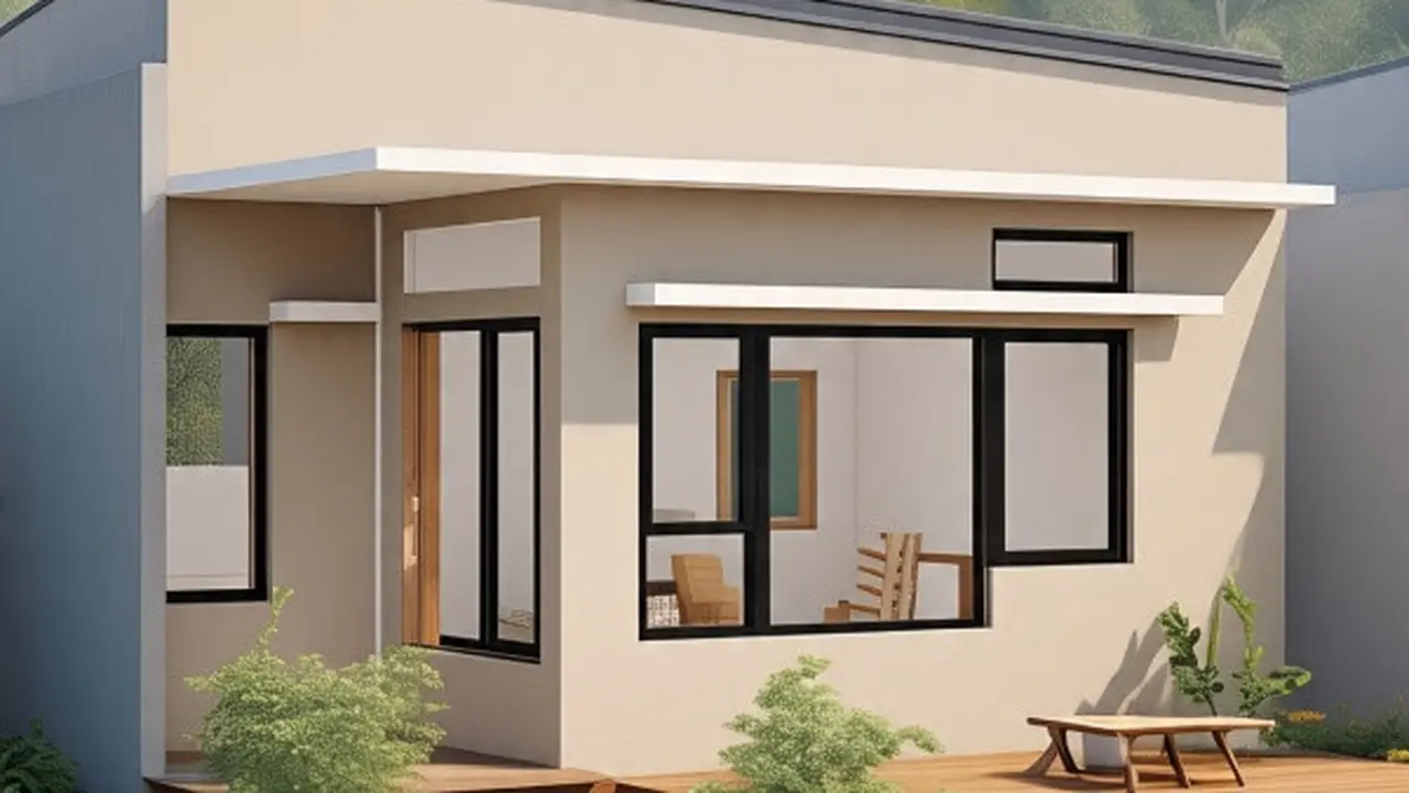 Inspirasi Rumah Sederhana Ukuran 6x9 (Sumber Gambar: Meta AI)