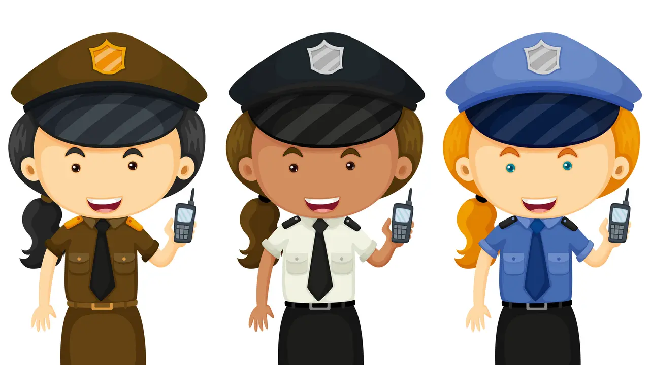 Ilustrasi Polwan, polisi wanita