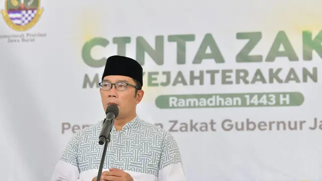 Ridwan Kamil Targetkan Baznas Jabar Himpun Rp1,6 T