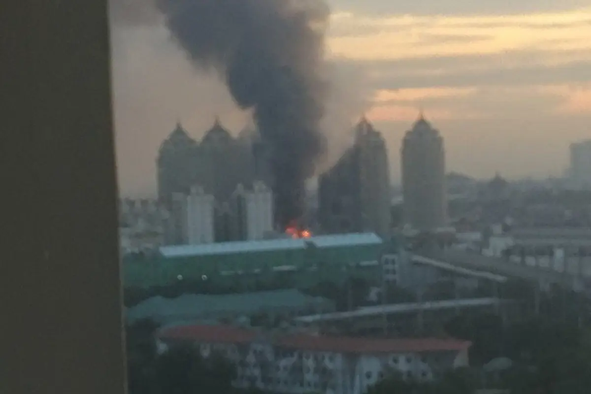 Kebakaran Ruko kelapa gading