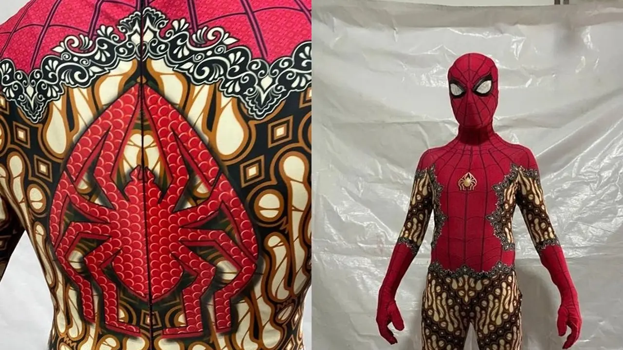 Kostum Spiderman Lokal