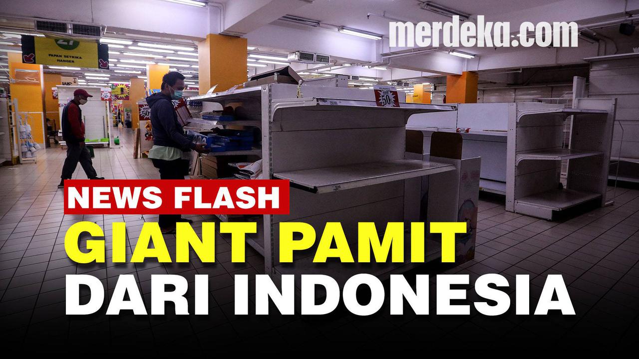 VIDEO: Seluruh Gerai Giant di Indonesia Resmi Tutup Permanen
